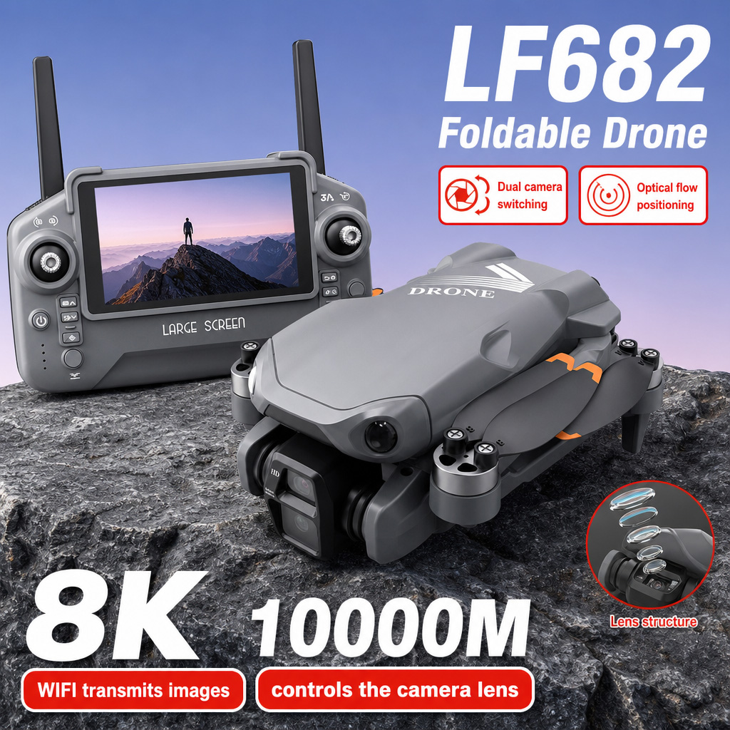 Drone Power Bank - Aerial Photo LF682 Drone 8K HD