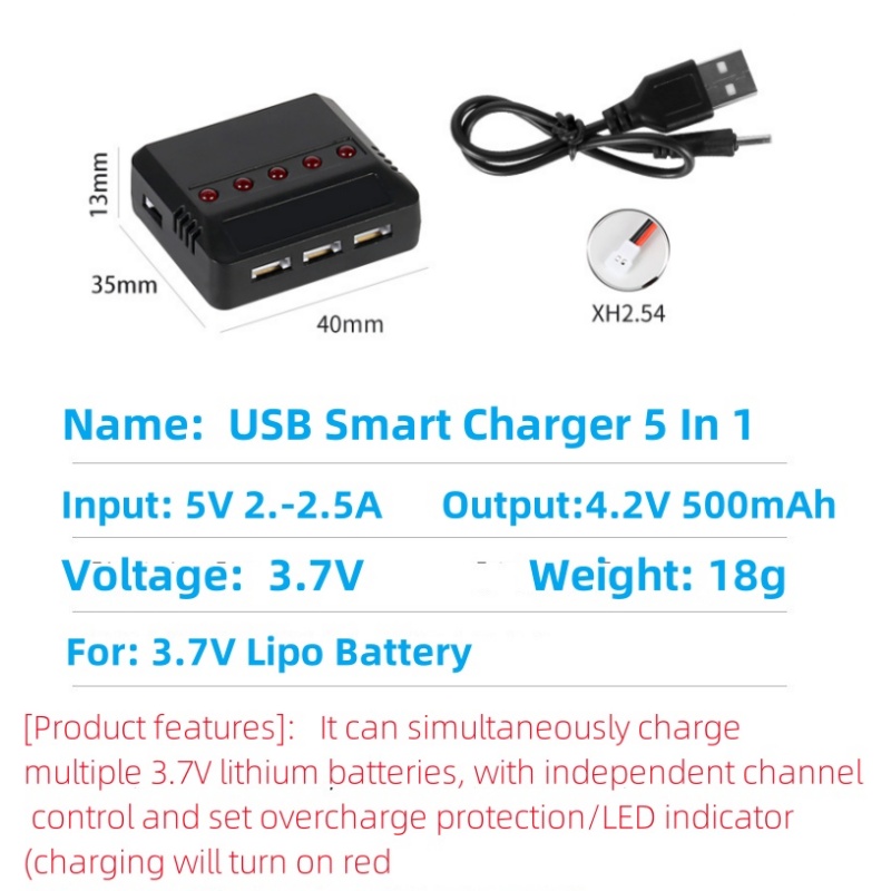 Syma X5HW X5HC X5C X5SW 3.7V 5 - Drone Power Bank recension och pris