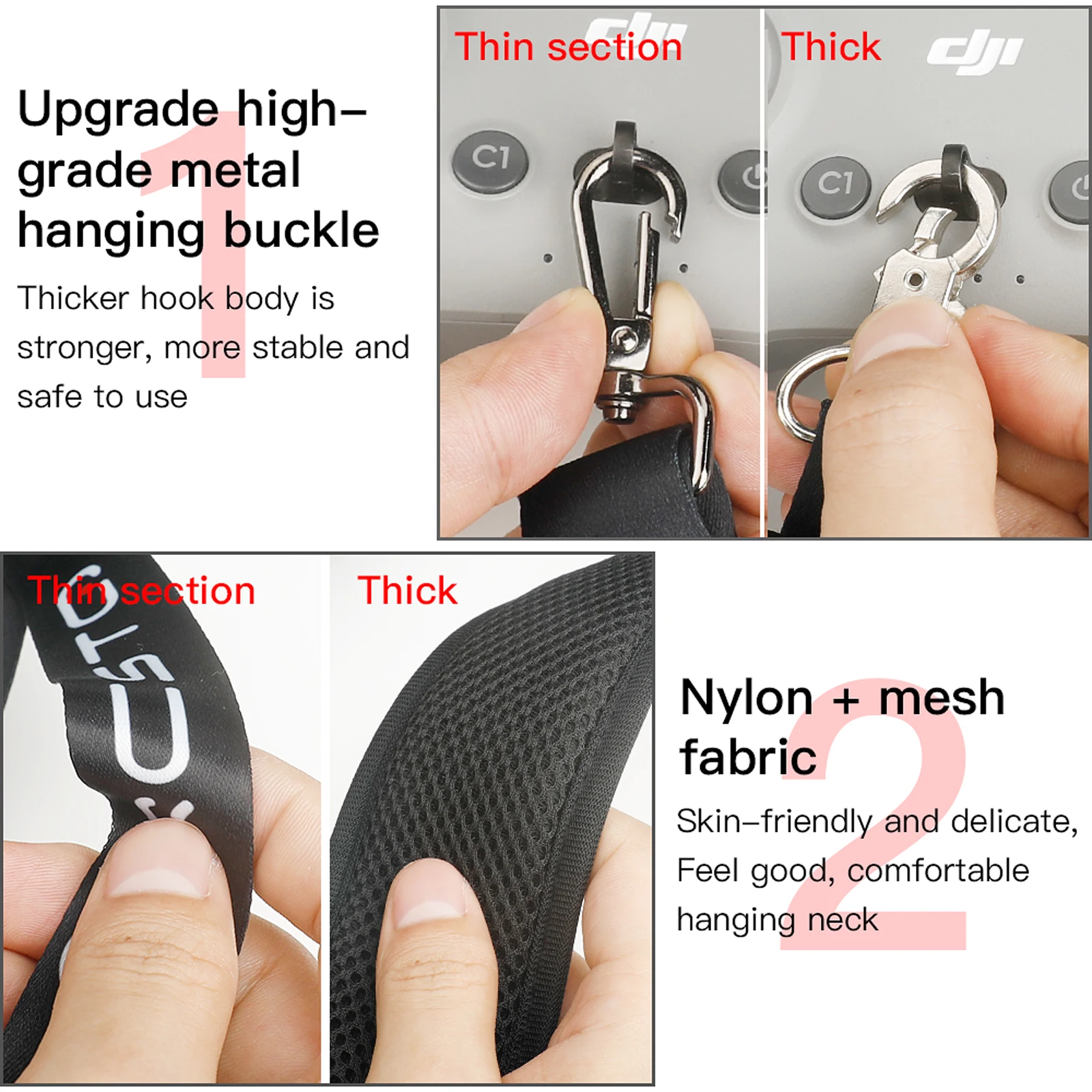 For DJI Avata Drone Lanyard Ne - Drone Neck Strap recension och pris