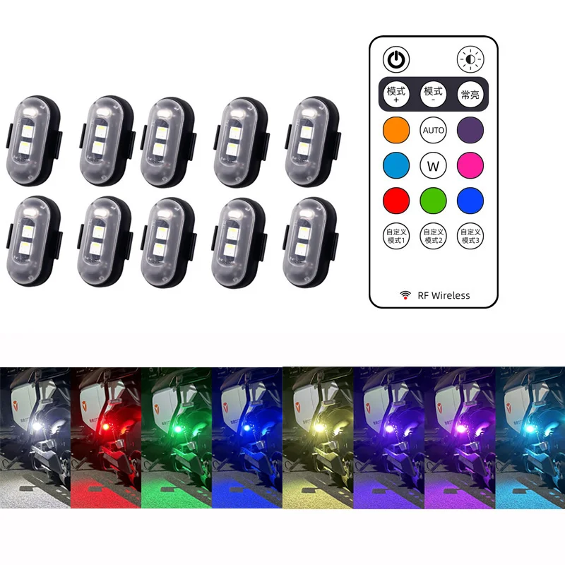 2/4/8Pcs Wireless Remote Contr - Drone Strobe Light recension och pris