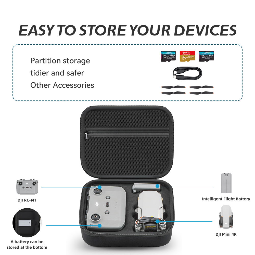 Portable Storage Bag Protectiv - Drone Carrying Case recension och pris