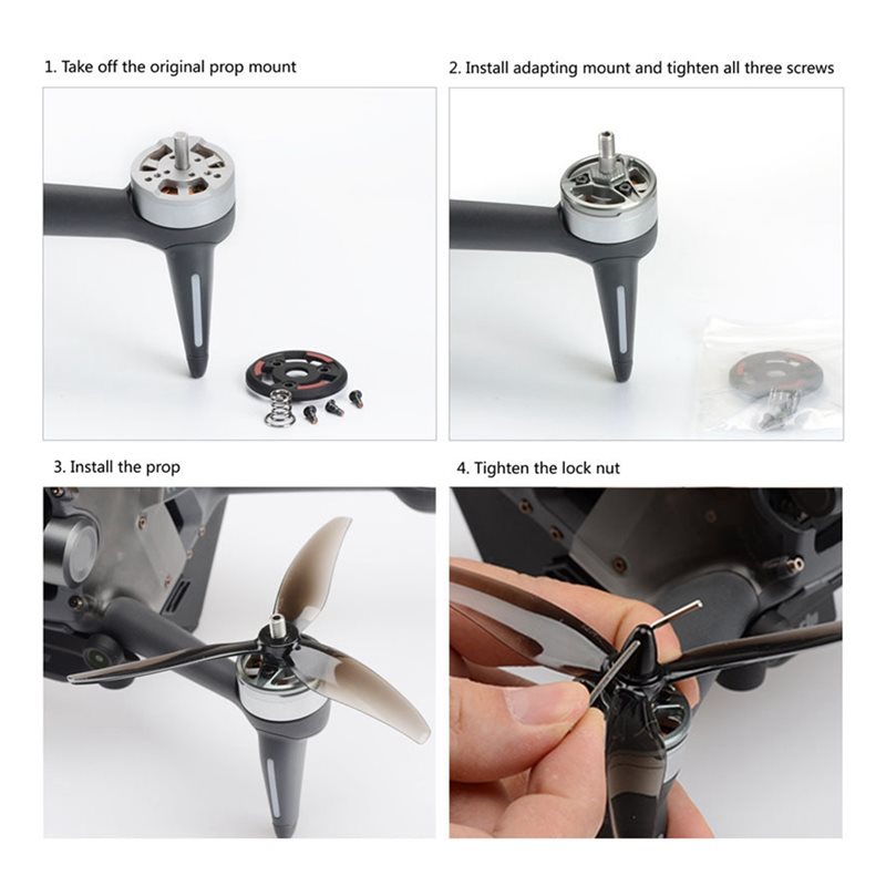 B50B-Motor Plate Adapter 4Pcs  - Drone Propeller Holder recension och pris