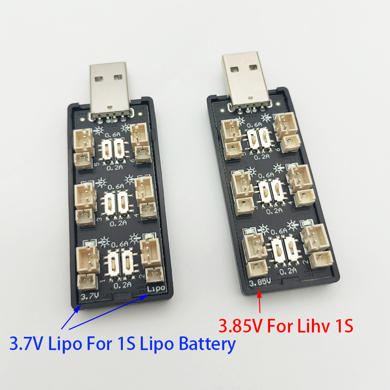 6CH USB 1S LiPo/LiHv 3.7V/4.2V - Drone Power Bank recension och pris