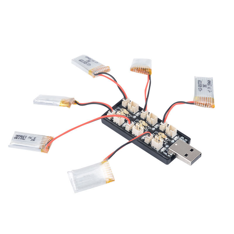 6CH USB 1S LiPo/LiHv 3.7V/4.2V - Drone Power Bank recension och pris