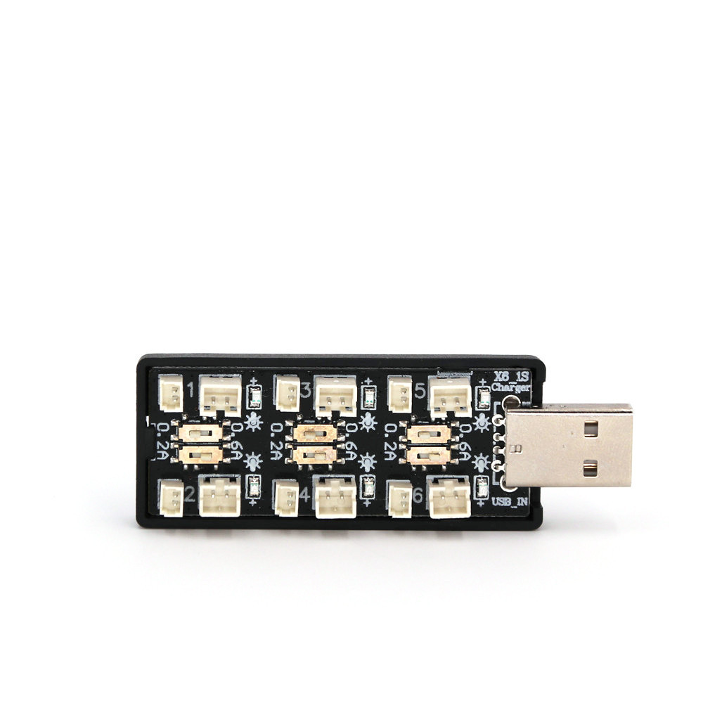 6CH USB 1S LiPo/LiHv 3.7V/4.2V - Drone Power Bank recension och pris