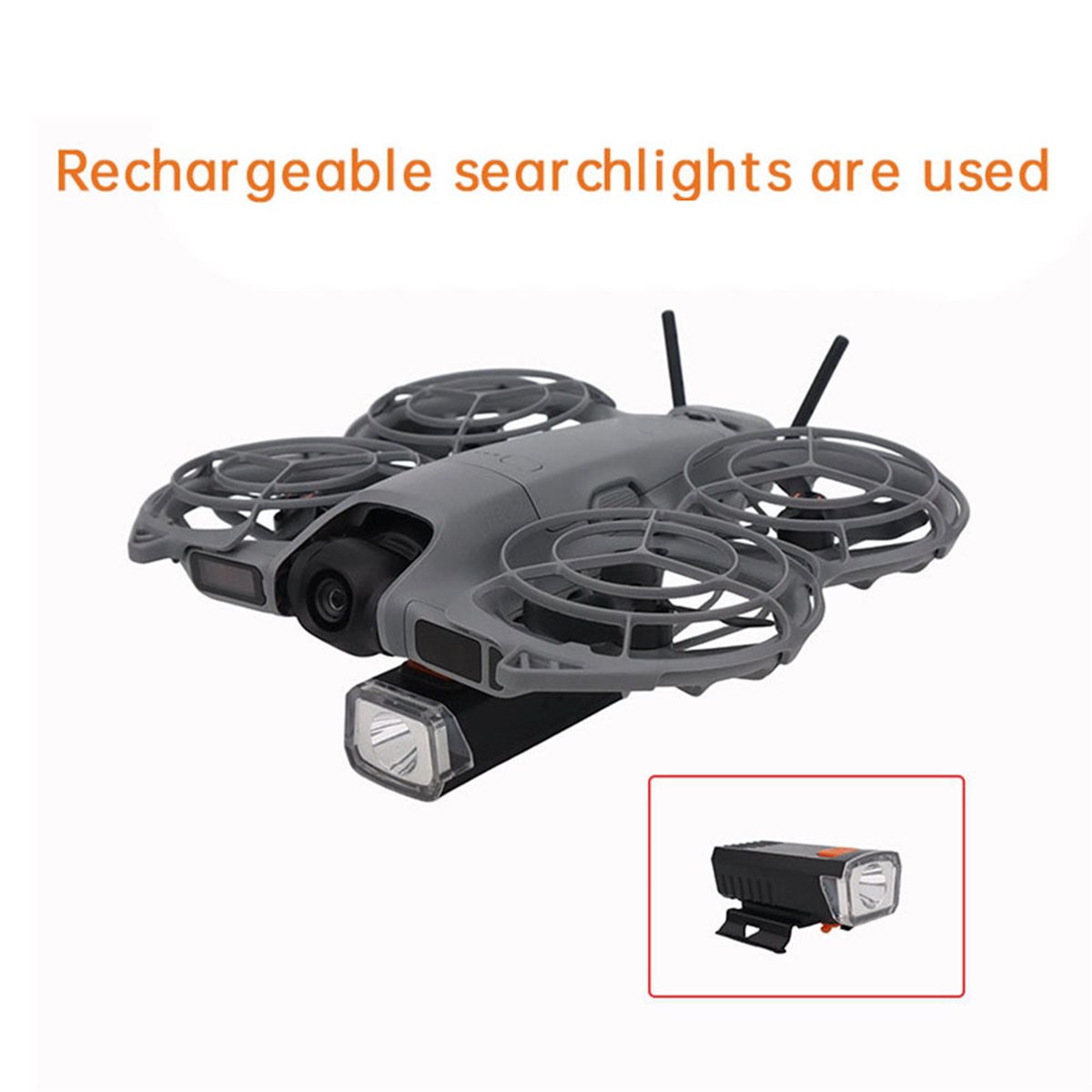 DTC5 Rechargeable Searchlight  - Drone Power Bank recension och pris