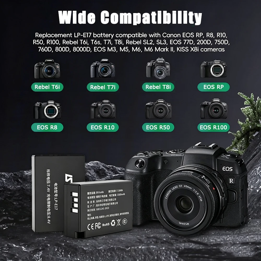 LP-E17 Battery for Canon Camer - Canon Camera Eos R50 recension och pris