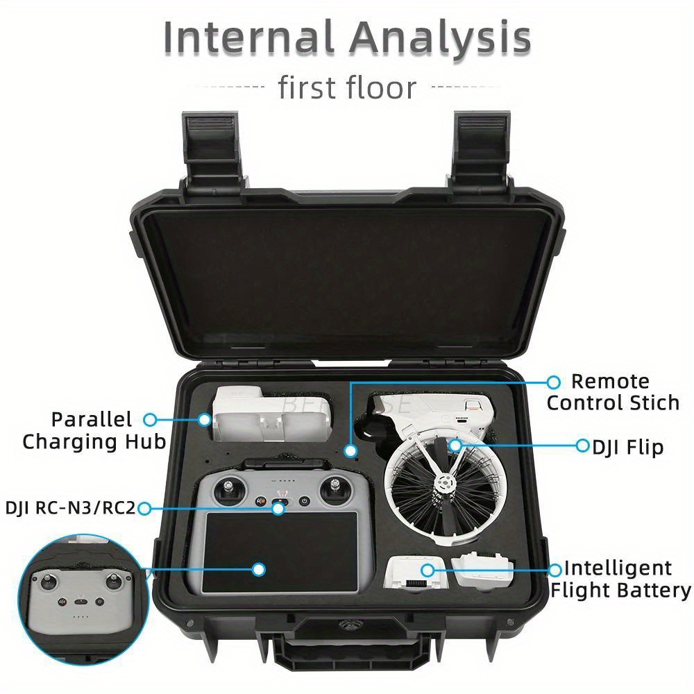 For DJI Flip Hard-Shell Storag - Drone Carrying Case recension och pris