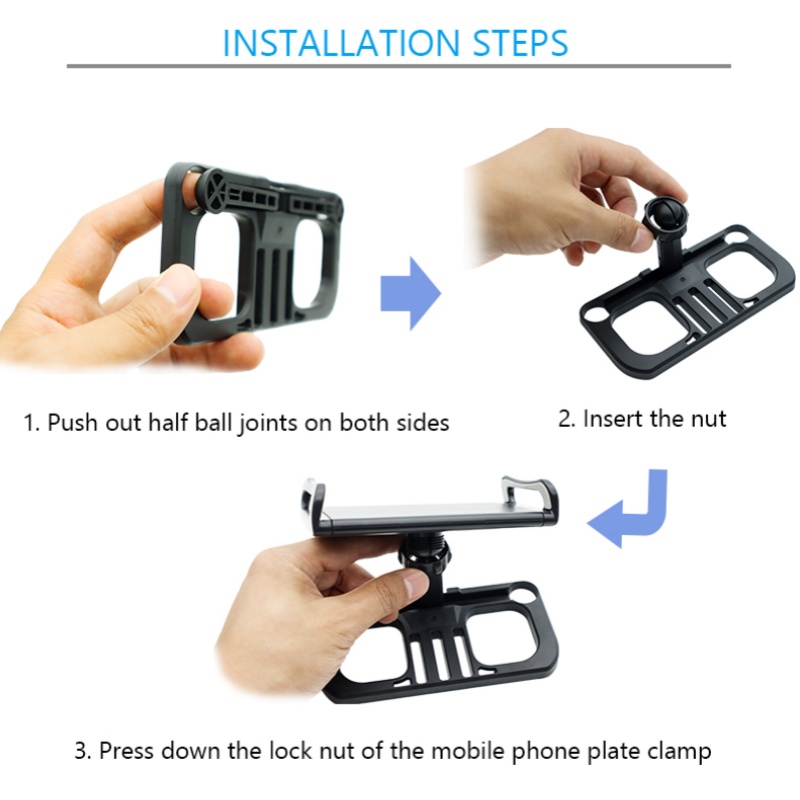 Tablet Holder Clip Adjustable  - Drone Tablet Mount recension och pris